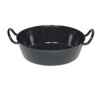 Riess Sartén redonda Classic Black – diámetro 30 cm – negro