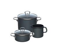 RIESS Juego de inicio de 3 piezas NOUVELLE PUR Gris oscuro gris