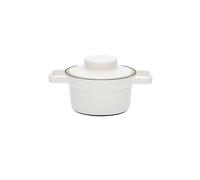 RIESS Olla de esmalte con tapa Aromapot - Truehomeware 16cm 0,75l blanco