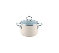 RIESS Olla para carne con tapa de cristal NOUVELLE 24cm/6,5l Avorio beige