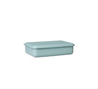 RIESS Recipiente de almacenamiento con tapa 23x15x5cm Verde Salvia verde
