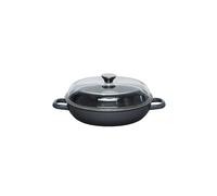 RIESS Cacerola para estofar con tapa 28cm Gris oscuro gris