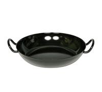 Riess, SCHWARZEMAILLE 0603-022, Sartén gourmet 30, Classic - SCHWARZEMAILLE, diámetro 30 cm, altura 3,1 cm, esmalte, negro, sartén para servir, sartén gourmet, inducción