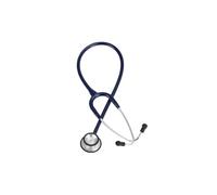 Riester - Estetoscopio Duplex 2.0, alto rendimiento acústico, con placa de identificación, aceitunas de repuesto y membrana, acero inoxidable, para adultos, azul, 32335