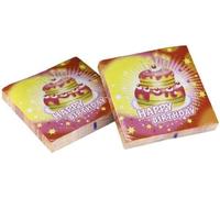 Riethmüller - 551 701 - Decoración Día - 20 Servilletas Feliz cumpleaños