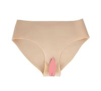 RIEZRS Bragas Realistas De Silicona Tope De ElevacióN De Tope Control del TriáNgulo Pantalones Cortos Mejorar Ropa Interior para Crossdresser,Color 2,Upgrade