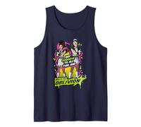 Riff Raff Letra Magenta Hello To Oblivion Super Heroes Camiseta sin Mangas