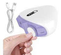 Rifinitore Unghie Elettrico Automatico - Tagliaunghie Ricaricabile con LED, Levigatura e Limatura Integrata, Sicuro per Bambini, Adulti e Anziani | Cura Delicata delle Unghie a Casa
