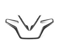 Rifiniture interne per auto Compatible Con CR-V Para CRV 2017 2018 2019 2020 Juego De 3 Molduras Para Volante De Coche