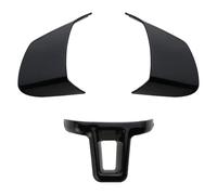 Rifiniture interne per auto Compatible Con VW Para Jetta 2011-2014 Para Golf 2009-2013, Pegatina Decorativa Para Volante, Accesorios Interiores.(Black)