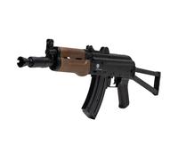 Rifle de Airsoft Kalashnikov AKS-74U - Modelo de Resorte - Armado Manual/Tiro único - Potencia 0,7 Julios