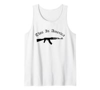 Rifle de Asalto Americano Camiseta sin Mangas