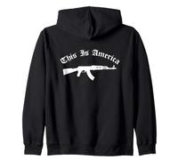 Rifle de Asalto Americano Sudadera con Capucha