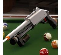 Rifle de Billar con acción de Cerrojo, precisión sin Esfuerzo, construcción Duradera, Pistola de Billar automática para Juego competitivo(Grey 1,Type C)