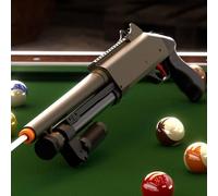 Rifle de Billar con acción de Cerrojo, precisión sin Esfuerzo, construcción Duradera, Pistola de Billar automática para Juego competitivo(Yellow 1,Type A)