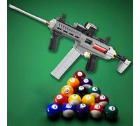 Rifle de Billar con acción de Cerrojo, precisión sin Esfuerzo, construcción Duradera, Pistola de Billar automática para Juego competitivo(Grey 2,Type E)