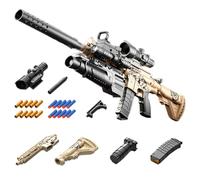 Rifle De Francotirador De Espuma De Juguete para NiñOs De 77 Cm con Mira Y Accesorios Adecuado para NiñOs Mayores De 8 AñOs como Regalo Sorpresa
