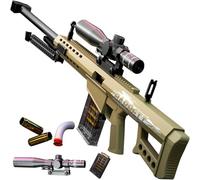 Rifle De Francotirador De Juguete De 94 Cm Juego De Pistola De Juguete De Espuma con Accesorios Adecuado como Regalo De CumpleañOs para NiñOs Mayores De 8 AñOs