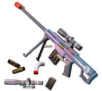 Rifle De Francotirador De Juguete De Espuma De 77 Cm con Accesorios Apto para NiñOs Mayores De 8 AñOs como Regalo De CumpleañOs