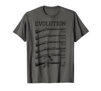 Rifle Militar Evolución Rifles Arma Larga Historia de Armas de Fuego Camiseta
