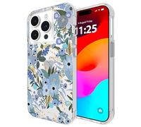 Rifle Paper Co. - Funda para iPhone 15 Pro [compatible con MagSafe] [Protección contra caídas de 12 pies] Bonita funda para iPhone de 6.1 pulgadas con patrón floral, tecnología antiarañazos, material
