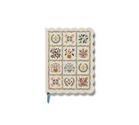 RIFLE PAPER CO. Helena - Diario de tapa blanda con 150 páginas a rayas, 8.5 pulgadas de largo x 6.25 pulgadas de ancho, cubierta de cartón duro envuelto en papel texturizado de lino, incluye