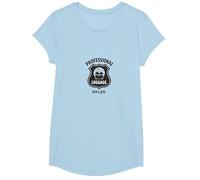 Rifler de Equipaje Profesional TSA Humor Seguridad aeroportuaria Camiseta, Niñas, Azul Bebé, XS