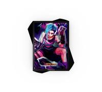 Riftbound TCG: League of Legends Jinx Art - Fundas para tarjetas de tamaño estándar (100 unidades)