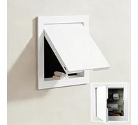 RIFWOVE Panel De Acceso Metálico, Tapa De Registro Empotrable, Puerta De Inspección - Tapa Cuadro Electrico, Cables, Medidores, Tuberías, Fácil De Instalar(20x20in/50.8x50.8cm)