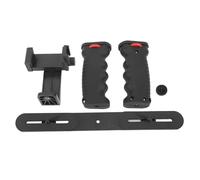 Rig de Vídeo para Móvil - Soporte L para Cámara, Empuñadura Ajustable, Puerto 1/4" para Luz LED & Micrófono, Aleación de Aluminio, Ideal para Streaming y Filmación, Compatible hasta 100mm