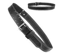 Rig Gears Cinturón de herramientas de cuero para hombre, cinturones de trabajo ajustables de cuero de grano de calidad | Cinturón de herramientas multiusos de cuero no acolchado de 2 pulgadas para