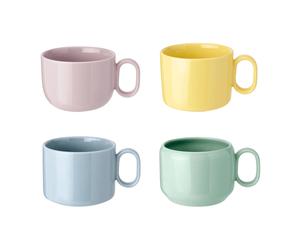 RIG-TIG 4 Tazas MIX'N'MATCH 29 zul-amarillo-rosa-verde