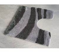 Riga Alfombra Para WC Con Corte 55x50cm. Altura De Flor Con Efecto Alto Bajo