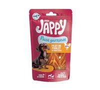 Riga - Chick'Os Filete + Mini Stick - Dulce para Perros Rico en Filete de Pollo y proteínas, Palillos de mascar para Mantener la dentición - Paquete de 8 Palillos de 65 g