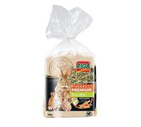 Riga - Hoin Premium Timothy - con Zanahoria - Alimento complementario para roedores - Ideal para el Desgaste de los Dientes - Heno sin Prensa, seco al Sol - promueve la digestión - 500 g