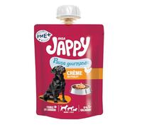 Riga - Jappy Crema de Pollo - golosina para Perro - Crema para lamer - golosina húmeda - Rica en Pollo - sin colorantes, bajo en Grasa - recompensa Ideal - Maxi Pack - 90 G