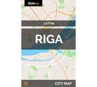 Riga, Latvia - City Map [Idioma Inglés]
