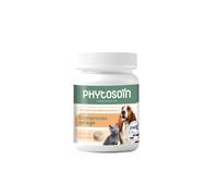 Riga - Phytosoin Tablets Peeling Dog & Cat - Pelo Brillante y Piel Sana - Levadura de Cerveza y Zinc - Anti pérdida de Pelo y muda - Suplemento alimenticio - Apetitencia Hígado - Fabricado en Francia