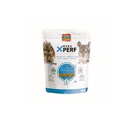 Riga - X-Perf - Pellets para Chinchillas y degúes - Pellets con linaza y extractos de Yuca - Rico en Fibra, vitaminas y prebióticos - Bolsa Hermética de 500 g