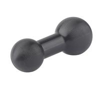 Rigdance Adaptador de bola de aluminio de 20 mm a bola de 17 mm. Compatible con Garmin y otros dispositivos GPS con conexiones de bola de 17 mm