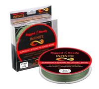 RIGGED & READY TRAVEL FISHING Braid 15lb-7kg Trenza Infinita de 15 a 7 kg, Unisex, Verde