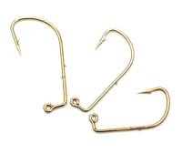 Right-Angle Double Barb Crank Hooks, 50Pcs Micro Fishing with Eggshell Tip for Stream, Homemade Style(2#)