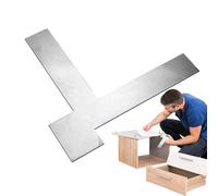 Right Angle Ruler, 90° Wall Scraper, Precision Measuring Tool, Edge Leveling Device, Sturdy Construction Build, ideal para inspecciones de pared, Masonry Alineación, Painting Projects