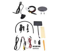 Right Car Blind Spot Camera Kit with 5 Inch IPS Display Screen and DVR for Left Hand Drive Vehicles, 720P HD Side View Camera, 800 x 480 IPS Resolution, Wide Angle White Housing (Blanca)