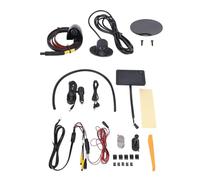 Right Car Blind Spot Camera Kit with 5 Inch IPS Display Screen and DVR for Left Hand Drive Vehicles, 720P HD Side View Camera, 800 x 480 IPS Resolution, Wide Angle White Housing (Negra)