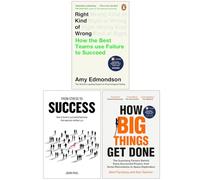 Right Kind of Wrong, From Stress to Success & How Big Things Get Done-3 Books Collection Set