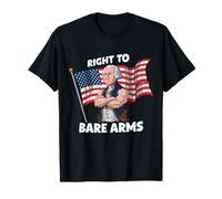 Right To Bare Arms - Entrenamiento de gimnasio divertido del 4 de julio Camiseta