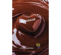 RIGHT TO LEFT READING DIRECTION NOTEBOOK. FUN COVER! 9X6 100 LINED PAGES ON A WHITE INTERIOR. STURDY COVER.: 'CHOCAHOLIC' NOTEBOOK BY LEGIT ARTIST PRESS