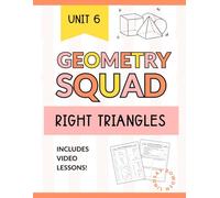 Right Triangle Trigonometry Geometry Workbook: SOH CAH TOA, Special Right Triangles, and Finding Missing Sides and Angles for High School (Geometry Squad)