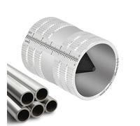 Rigid Pipe Reamer - Acero inoxidable Tubing Chamfer Tool for Deburring, Professional Chamfering with Heavy-Duty Design for Home Plumbing, Repair, Maintenance, Fabrication, Workshop, Metalworking